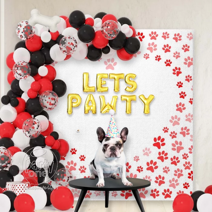 decorations Lets Pawty Theme Pet Balloon Decoration